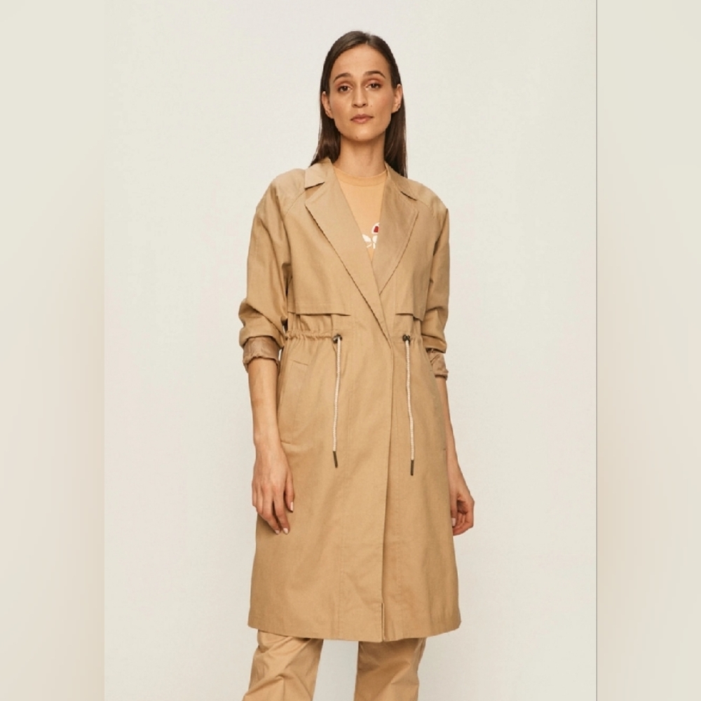 Noisy May Beige Trench Coat